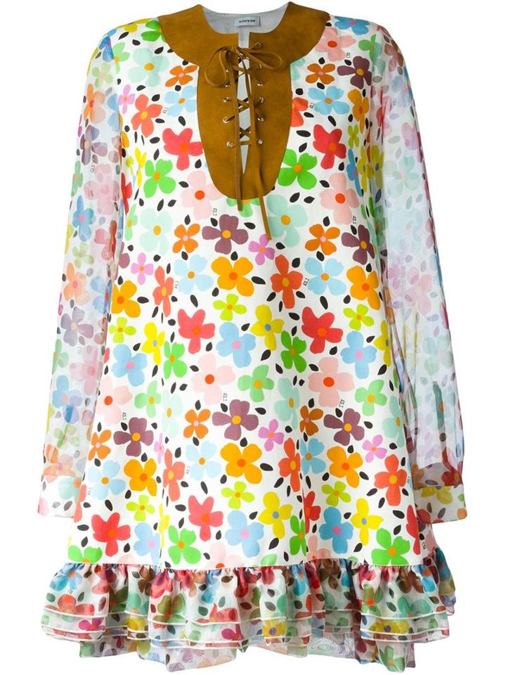 Au Jour Le Jour Floral Print Dress