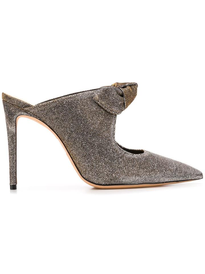 Alexandre Birman Evelyn Fab 85 Mules - Silver