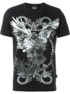 Just Cavalli Print T-shirt, Men's, Size: M, Black, Cotton