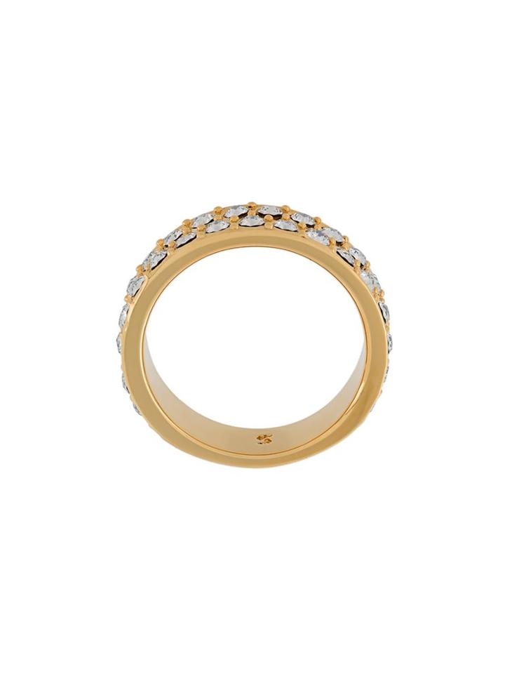 Ca & Lou Crystal Embellished Ring, Women's, Size: Small, Metallic