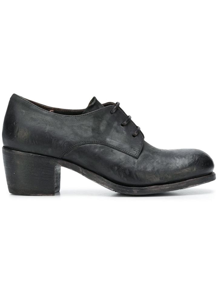 Measponte Loto Lace-up Pumps - Black