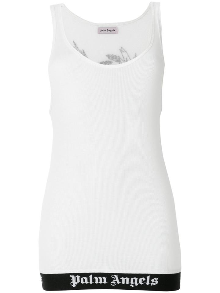 Palm Angels Palms Capture-print Tank Top - White