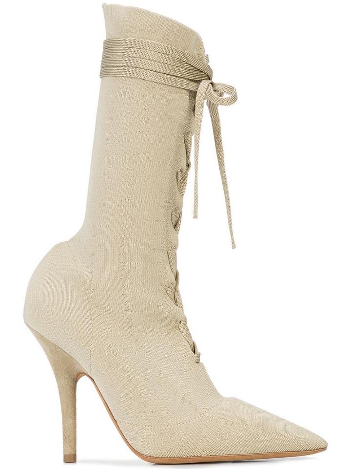 Yeezy Knit Sock Ankle Boots - Neutrals