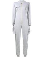 Natasha Zinko Jersey Jumpsuit, Women's, Size: Xs, Grey, Cotton