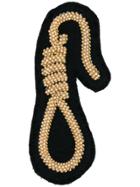 Olympia Le-tan Rope Bag Patch - Black