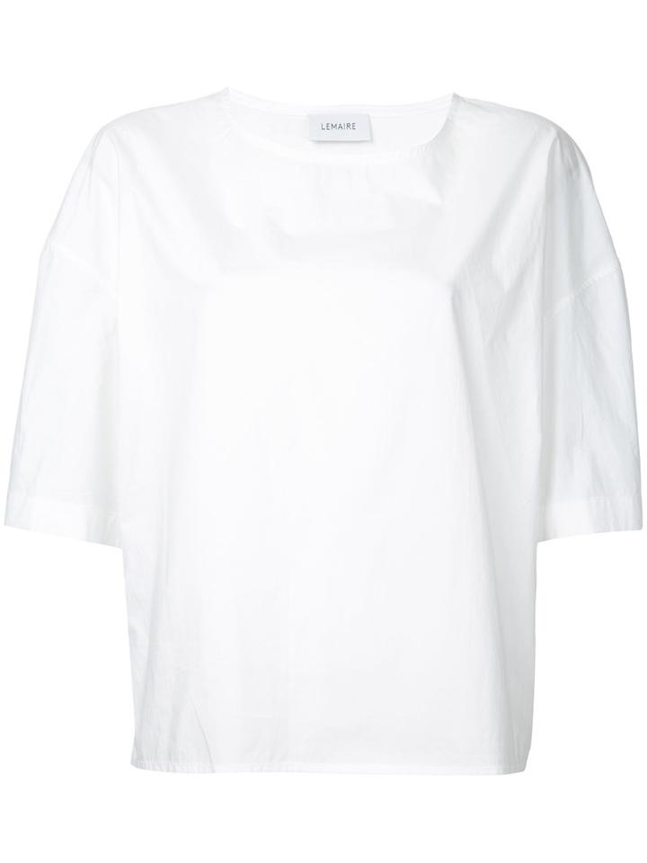Lemaire - Crew-neck T-shirt - Women - Cotton - 36, White, Cotton