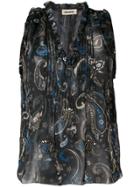Zadig & Voltaire Paisley Embroidered Blouse - Black
