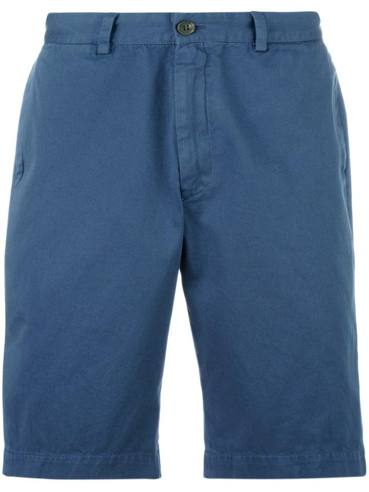 Sunspel Classic Chino Shorts - Blue