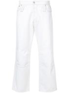 Chin Menswear Intl Knee Dart Jeans - White