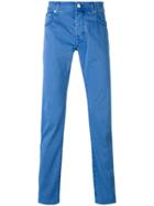 Jacob Cohen Straight Leg Trousers - Blue