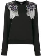 Just Cavalli Embroidered Fitted Sweater - Black
