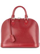 Louis Vuitton Vintage Alma Pm Tote Bag - Red