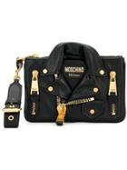 Moschino Leather Clutch - Black