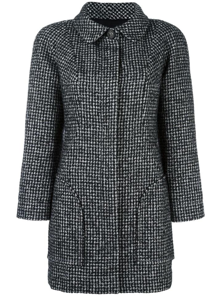 Chanel Vintage Boucle Coat - Black