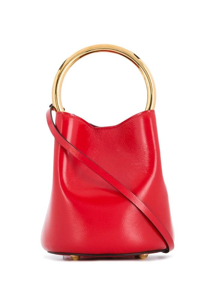 Marni Panier Bucket Bag - Red
