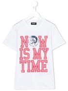 Diesel Kids - Tevek T-shirt - Kids - Cotton - 2 Yrs, Toddler Boy's, White