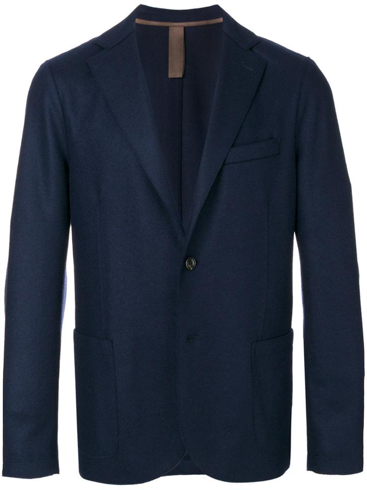 Eleventy Classic Button Front Blazer - Blue