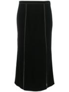 Christopher Kane Topstitched Skirt - Black