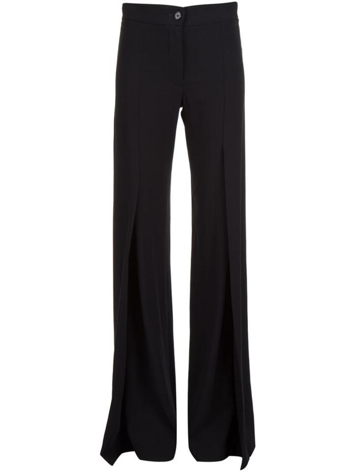 Ann Demeulemeester Flared Trousers, Women's, Size: 36, Black, Rayon/wool