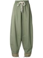 Bassike Parachute Trousers - Green