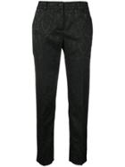 Dolce & Gabbana Jacquard Chino Trousers - Black