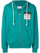 Maison Margiela Zipped Up Hoodie - Green