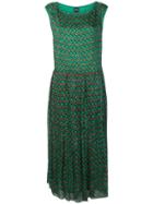 Aspesi Geometric Printed Dress - Green