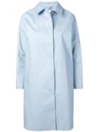 Mackintosh Classic Fitted Trench Coat - Blue