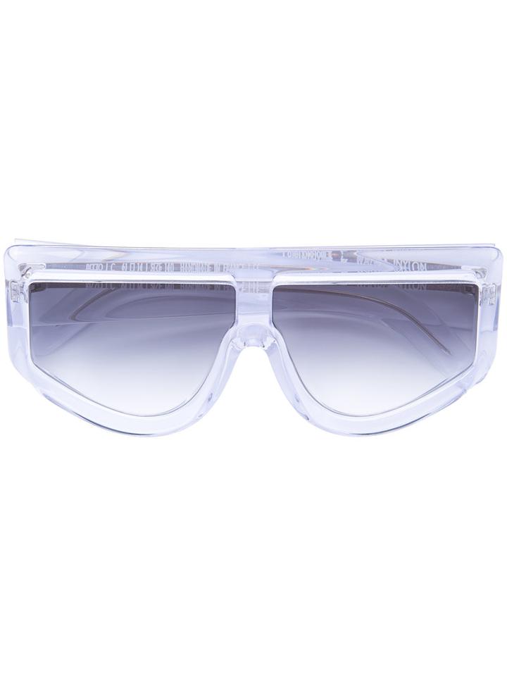 Wanda Nylon Rizzo Sunglasses, Women's, Nude/neutrals, Acetate
