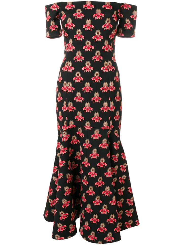 Temperley London Jupiter Off Shoulder Dress - Black