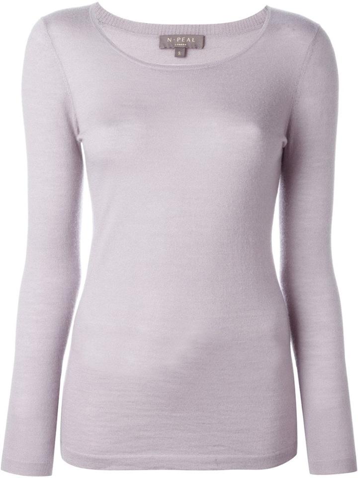 N.peal Superfine Longsleeved Top - Grey