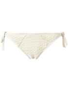 Marlies Dekkers - Holi Vintage Tie And Bow Briefs - Women - Polyamide/spandex/elastane - Xs, Nude/neutrals, Polyamide/spandex/elastane