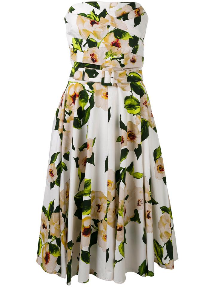 Samantha Sung - Carol Dress - Women - Cotton/spandex/elastane - 4, White, Cotton/spandex/elastane
