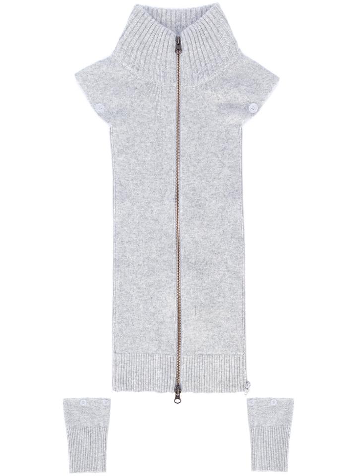 Veronica Beard Dickey And Cuffs Set - Grey