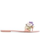 Sophia Webster Floral Sandals - Pink