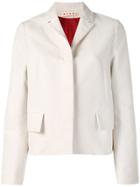 Marni Concealed Front Jacket - White