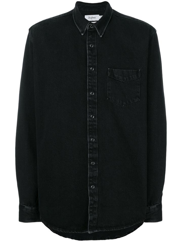 Schnaydermans Leisure Denim Shirt - Black