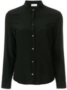 Red Valentino Frill Trimmed Shirt - Black