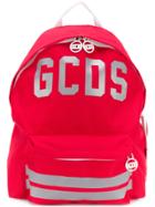Gcds Reflective Logo Backpack - Red