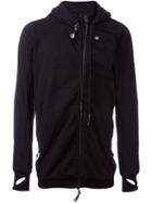 11 By Boris Bidjan Saberi Long Fit Asymmetric Zip Hoodie