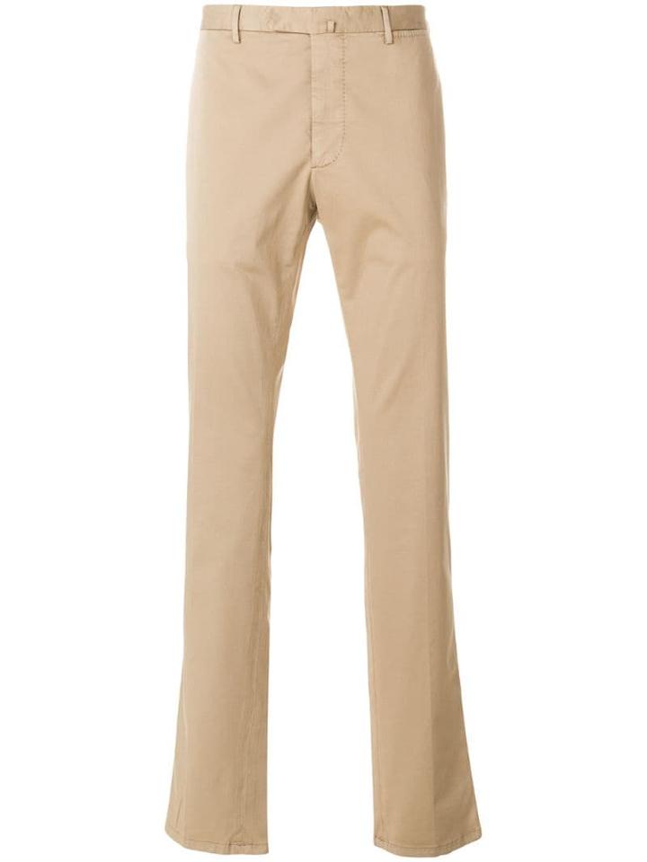 Biagio Santaniello Straight-leg Chinos - Neutrals
