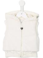 Lapin House Faux Fur Hooded Gilet, Infant, Size: 9 Mth, White