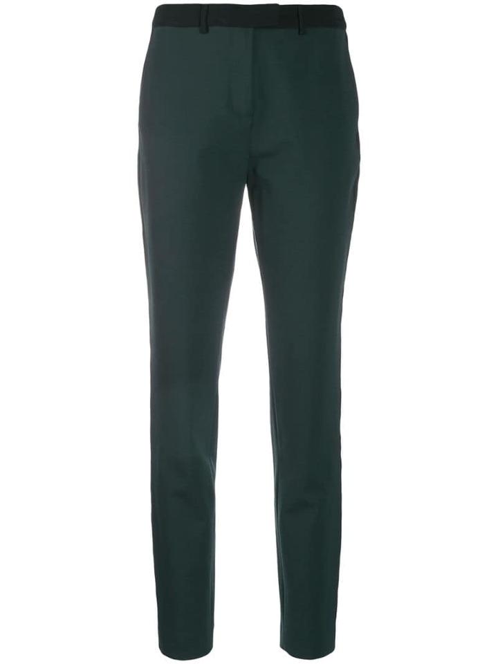 Karl Lagerfeld Tailored Cigarette Trousers - Green