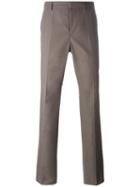 Jil Sander Compact Chino Trousers, Men's, Size: 46, Brown, Cotton