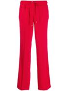 Ermanno Scervino Side Stripe Drawstring Trousers - Red
