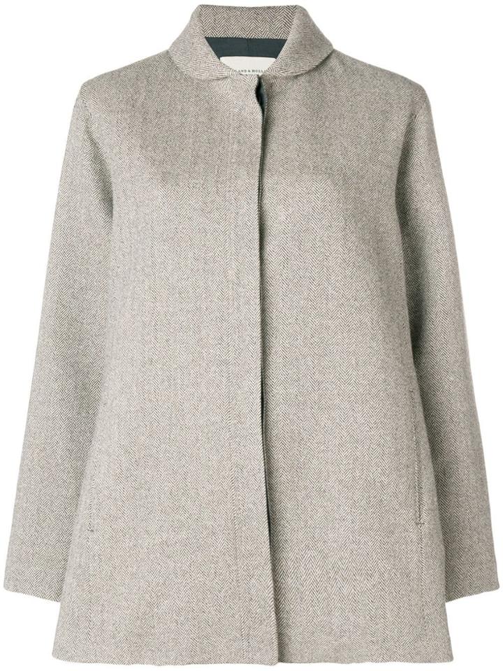 Holland & Holland Flared Long-sleeve Cardigan - Brown