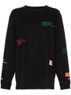 Heron Preston X Carhartt Text Motif Oversized Jumper - Black