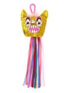 Shourouk Zoulala Bag Charm, Women's, Yellow/orange, Metal Other/pvc/glass/silk