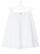 Señorita Lemoniez - Pockets Skirt - Kids - Cotton - 14 Yrs, White