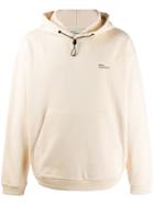 Drôle De Monsieur Drawstring Hoodie - Neutrals